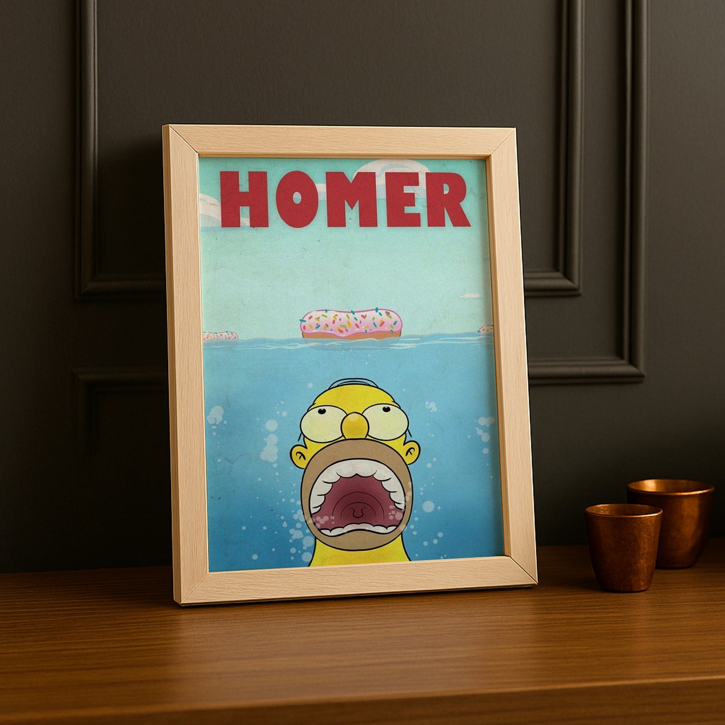 Cadre Photo Les Simpsons - Jaws