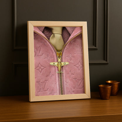 Cadre photo Louis Vuitton rose