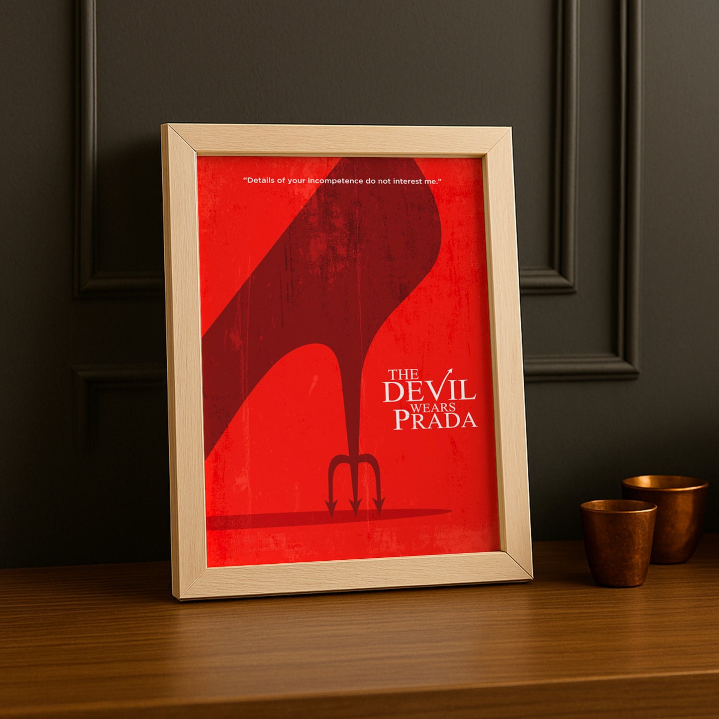 Cadre photo Prada devil