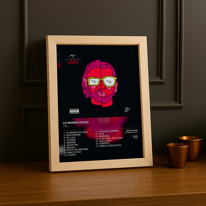Cadre photo Album Le monde Chico PNL