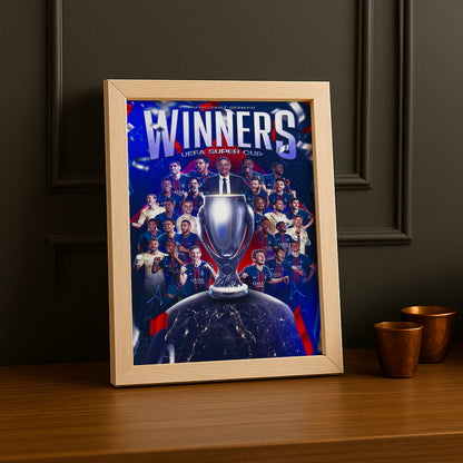 Poster Paris Saint-Germain UEFA Super Cup