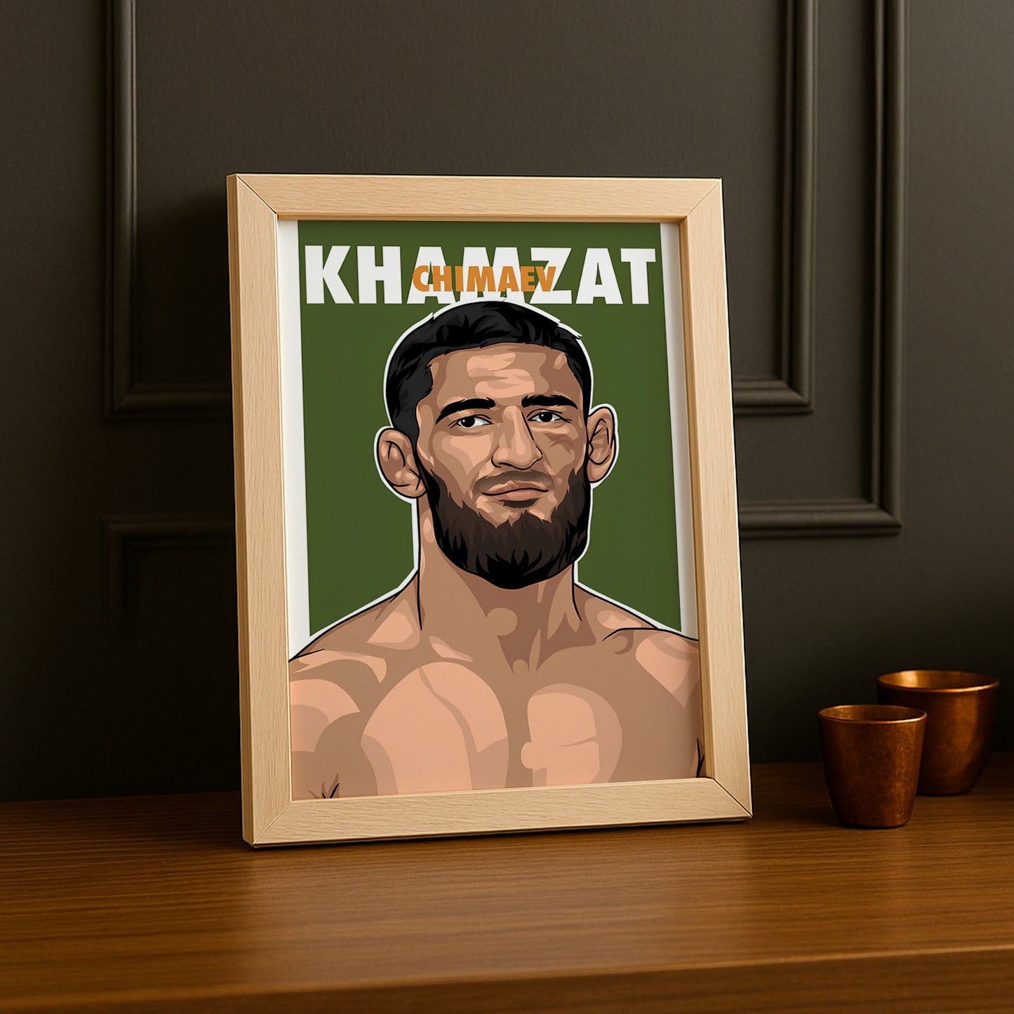 Poster UFC - Khamzat Chimaev Illustration