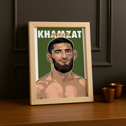 Poster UFC - Khamzat Chimaev Illustration