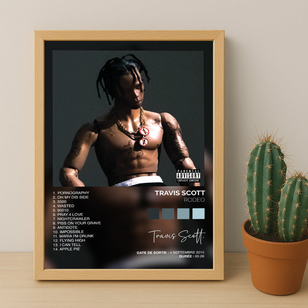 Poster Travis Scott - Album Rodeo