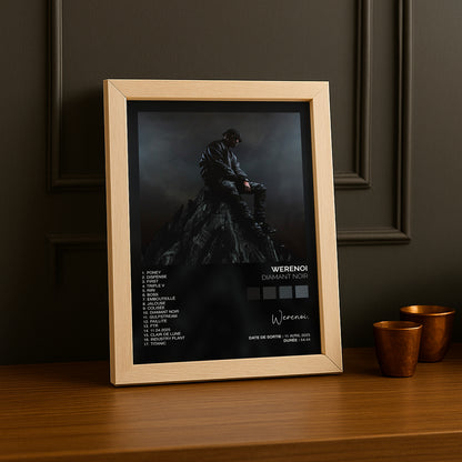 Cadre photo Album Musicaux - Diamant Noir de Werenoi