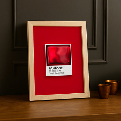 Cadre Photo Pantone Étiquette - Candy Apple Red
