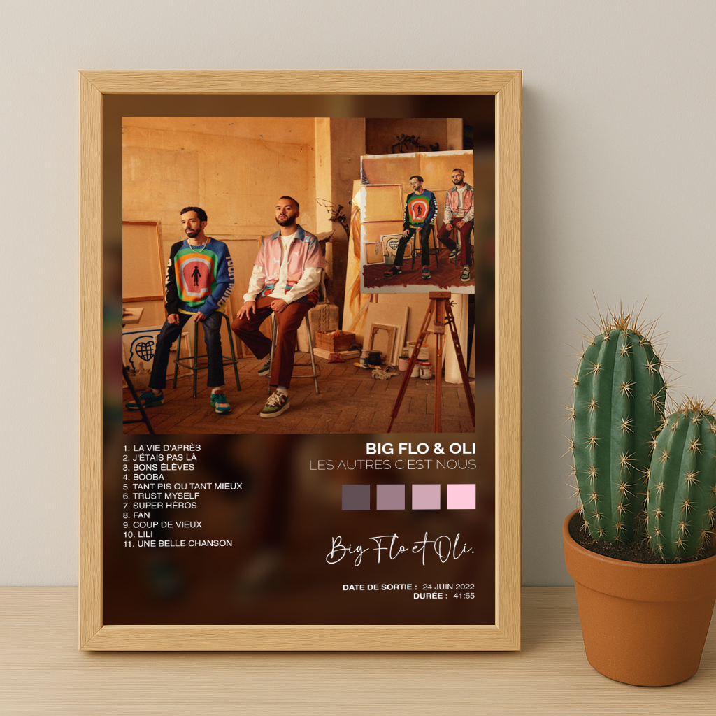 Cadre photo Album - Les autres c'est nous de BigFlo et Oli