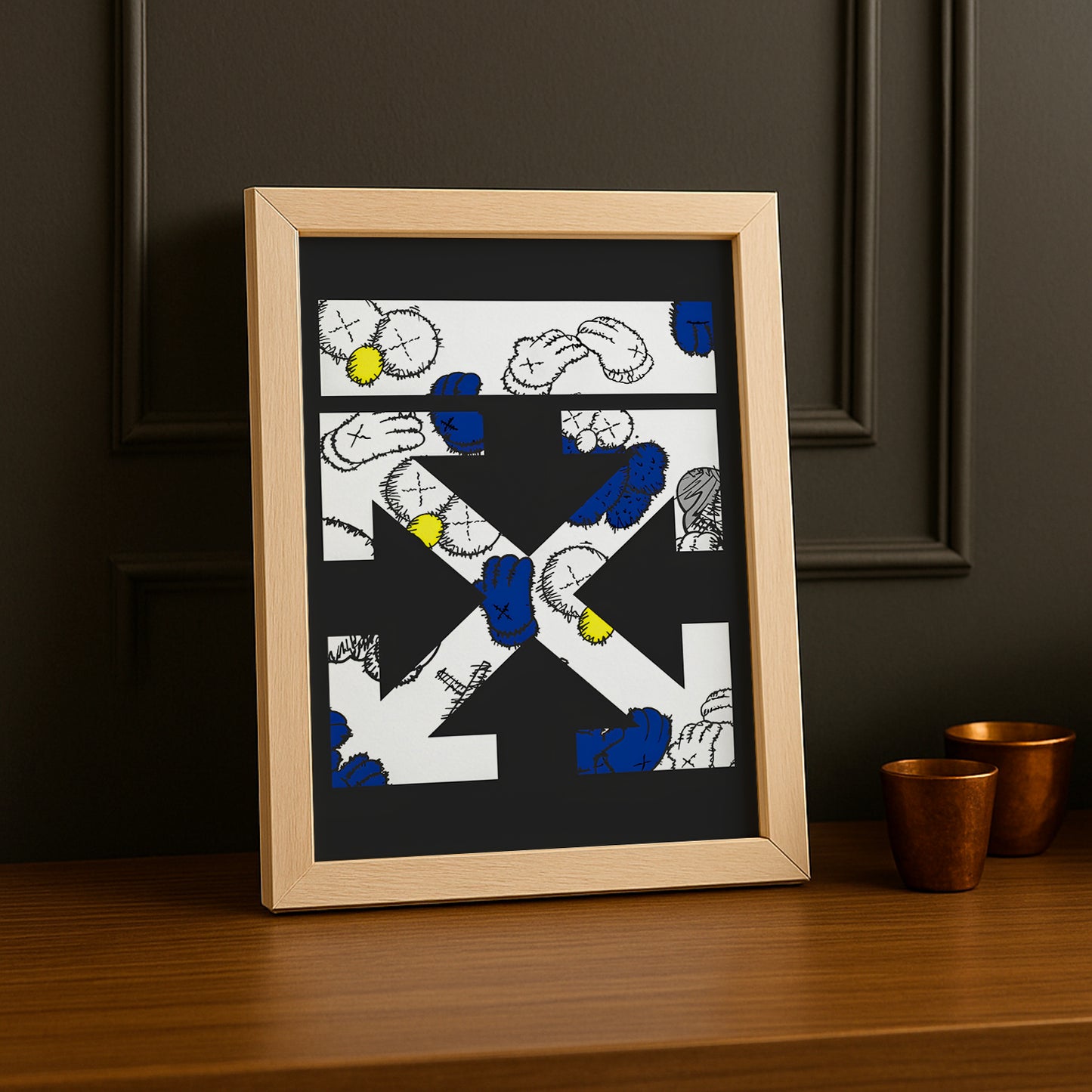 Cadre photo Off-White x Kaws