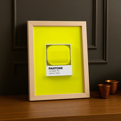 Cadre Photo Pantone Étiquette - Lemon Tonic