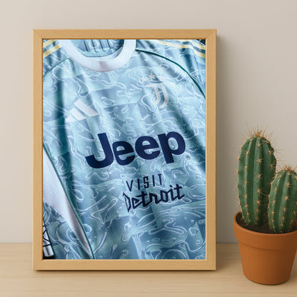 Poster Maillot Football - Juventus Turin Kit 25-26