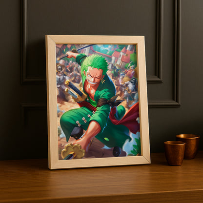 Cadre photo Zoro One Piece
