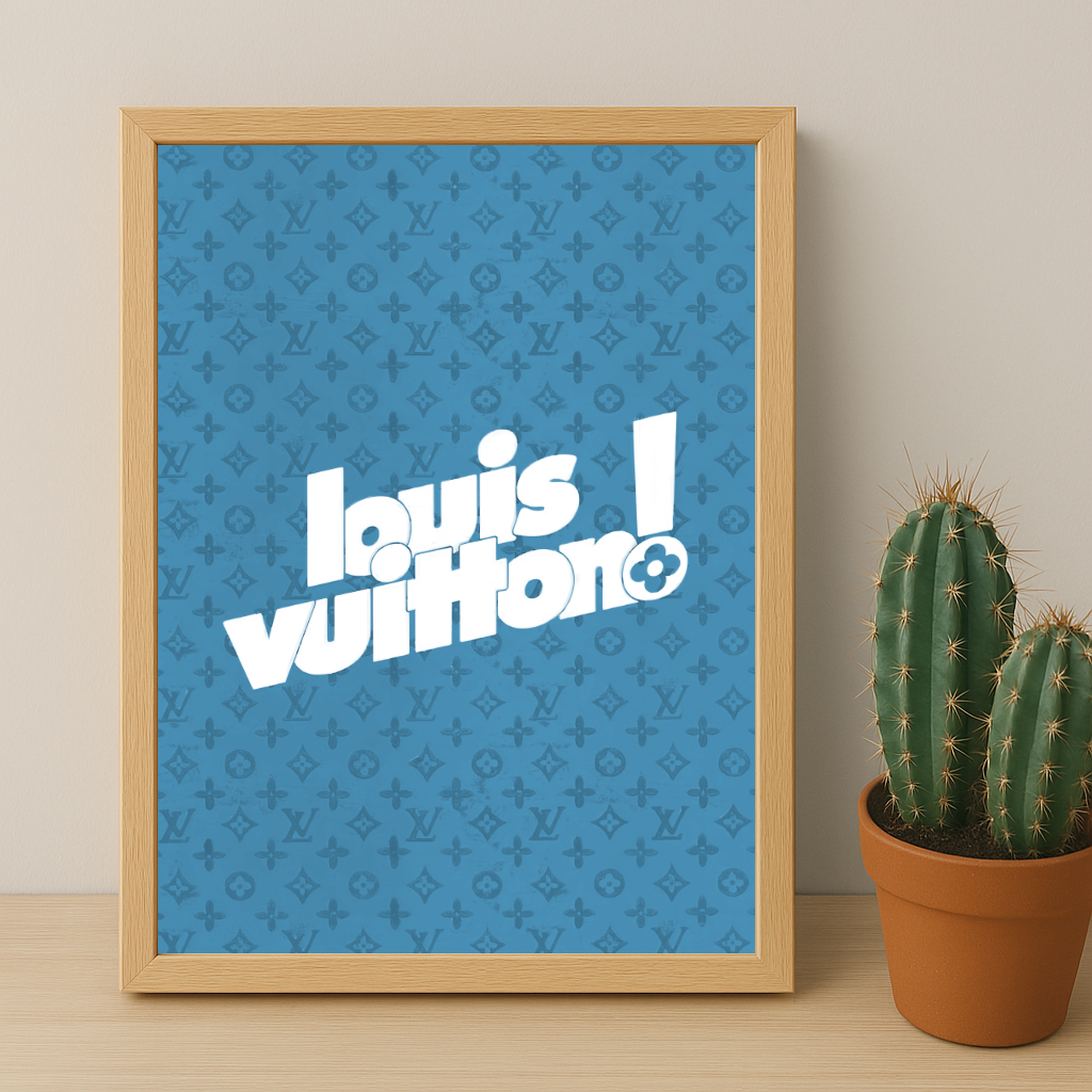 Cadre photo Louis Vuitton Blue