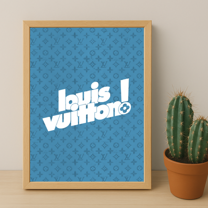 Cadre photo Louis Vuitton Blue