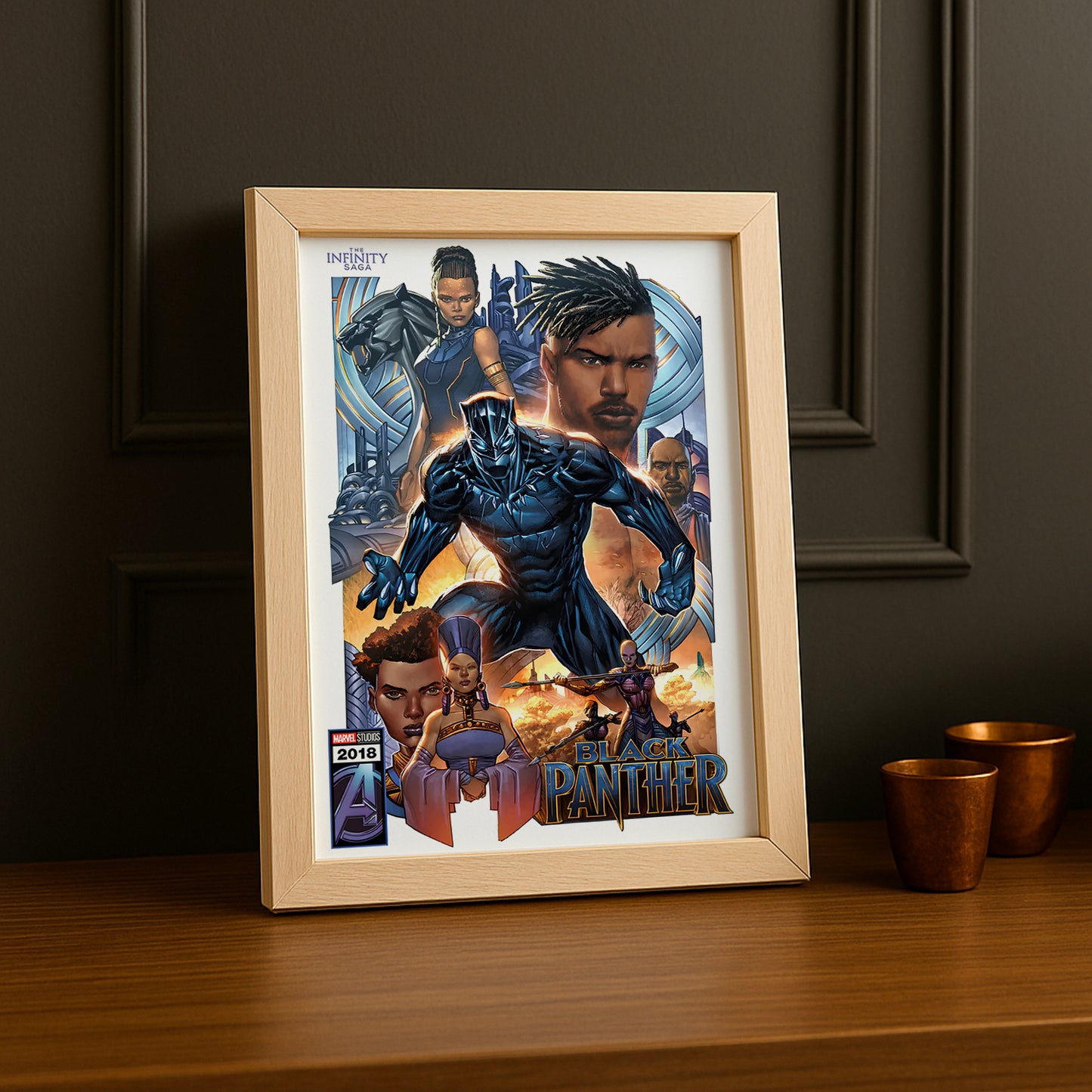 Cadre photo Black Panther Marvel