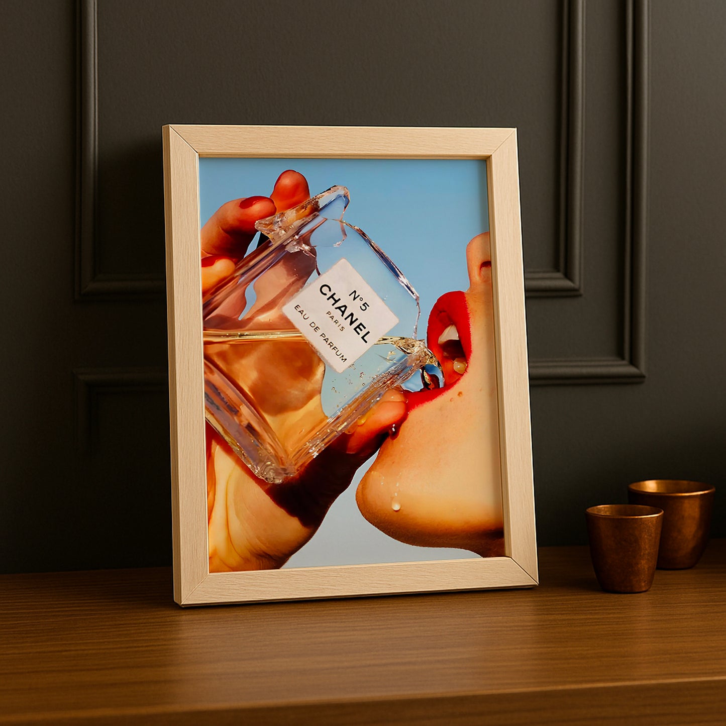 Poster Photo Chanel - Drinking