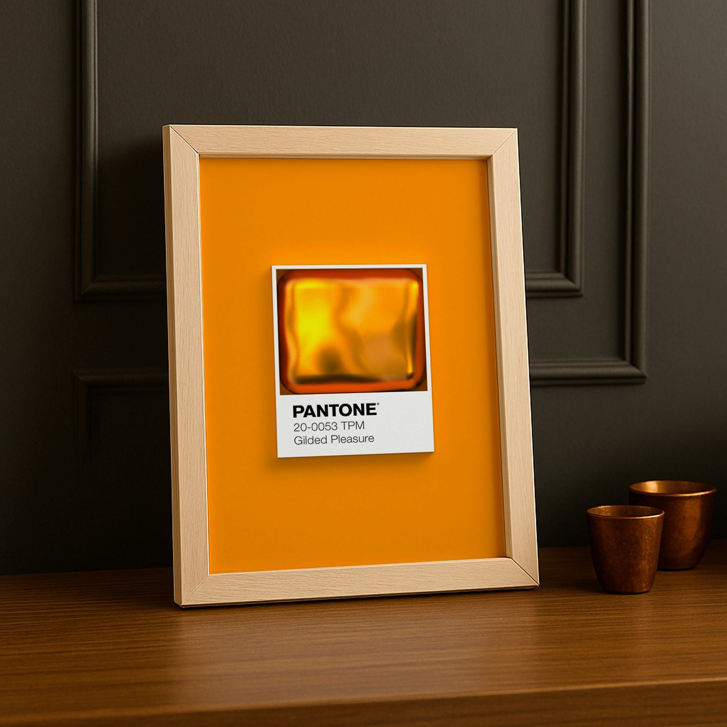 Cadre Photo Pantone Étiquette - Gilded Pleasure