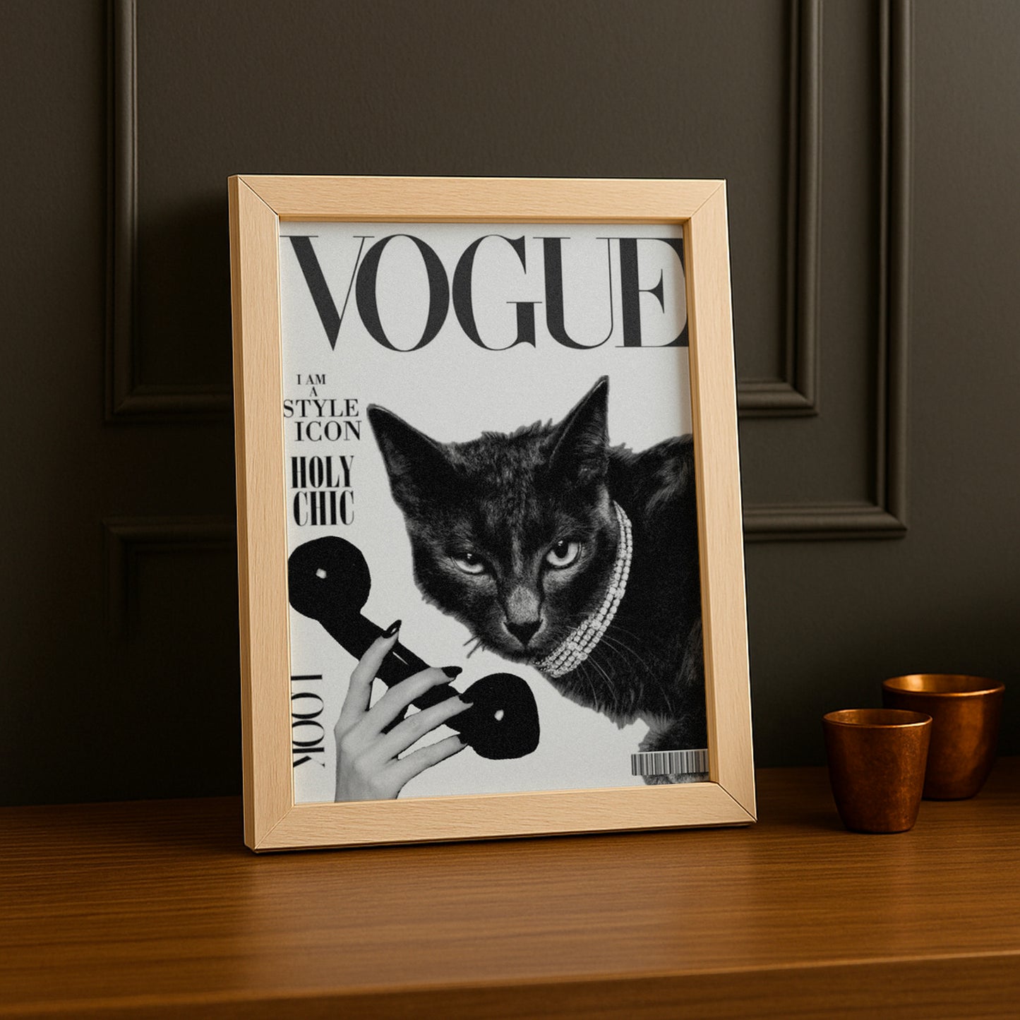 Cadre photo Vogue - Chat