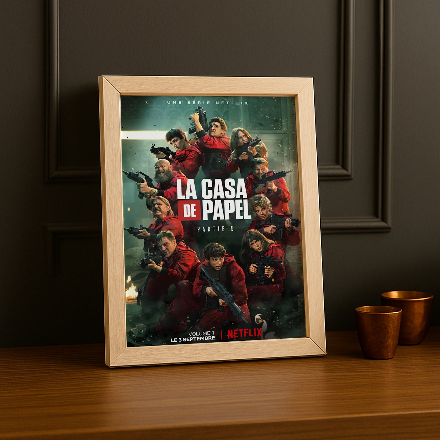 Cadre photo La casa de papel