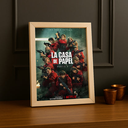 Cadre photo La casa de papel