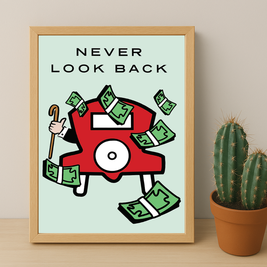 Monopoly Never look back - Cadre photo