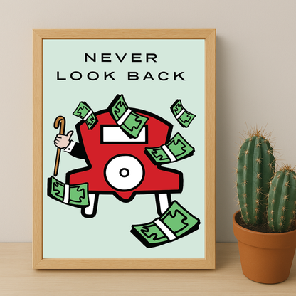 Monopoly Never look back - Cadre photo