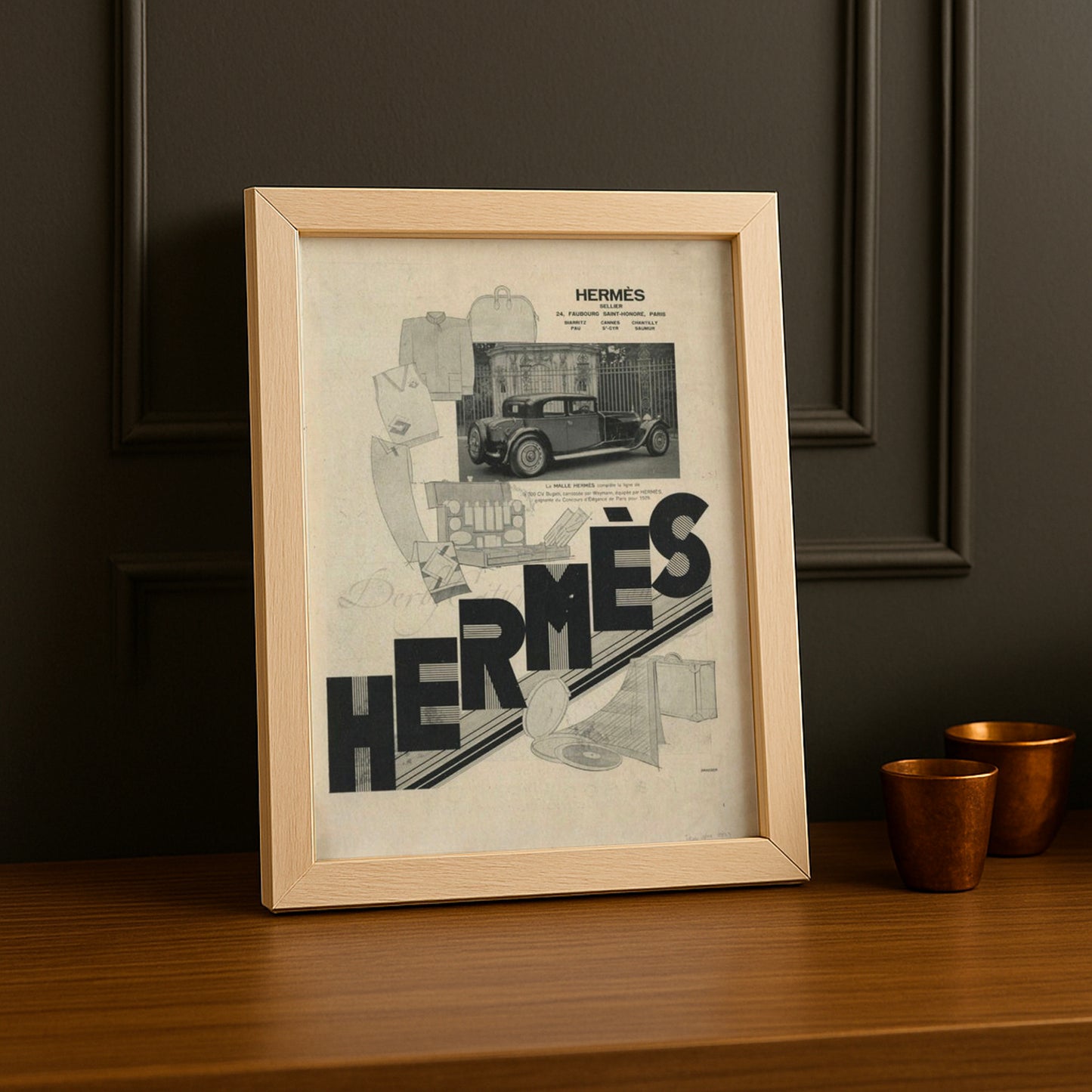 Cadre photo Hermès - Journal