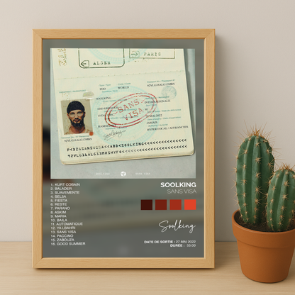 Cadre photo Album - Sans visa de Soolking