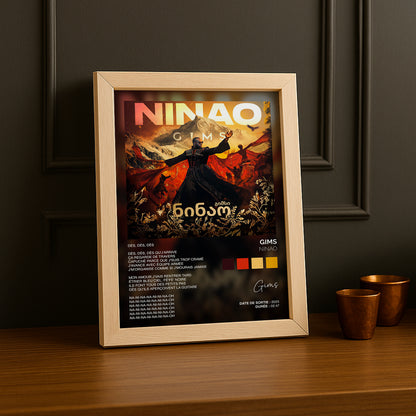 Cadre photo Titre Musicaux - Ninao de Gims