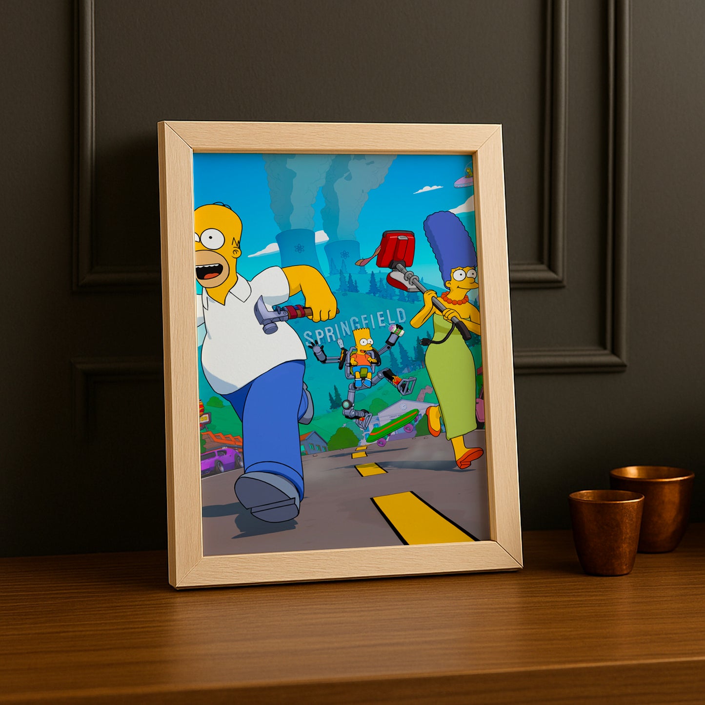 Cadre Photo Fortnite - Les Simpsons