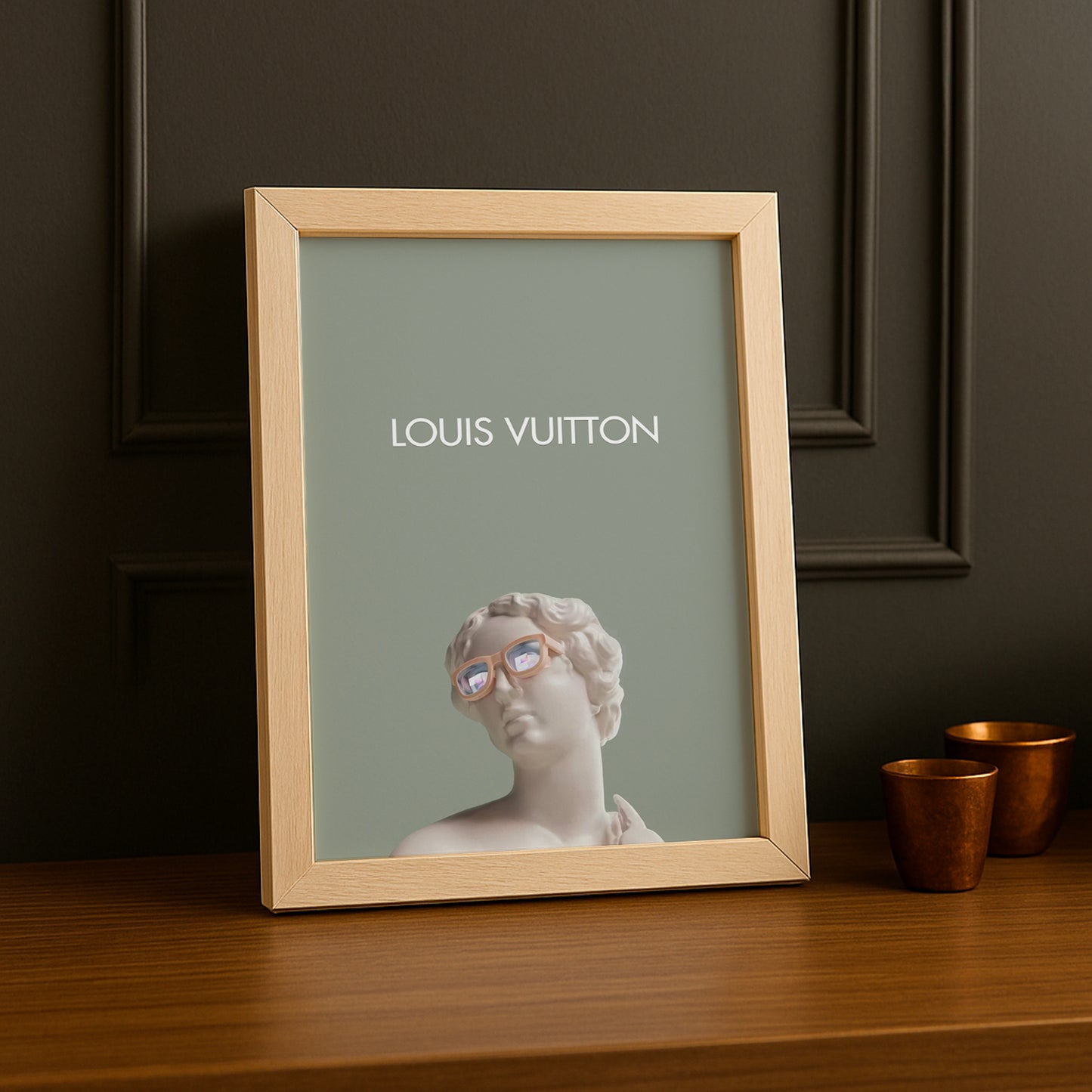 Cadre photo Louis Vuitton - Statue Glasses