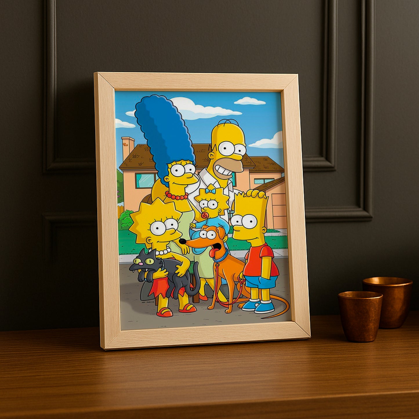 Cadre Photo Les Simpsons - Photo de famille