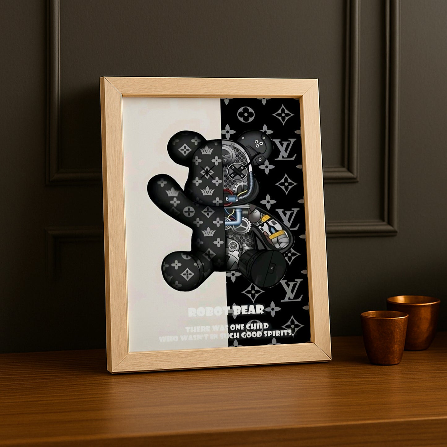 Cadre photo Louis Vuitton Ours