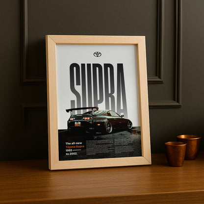 Poster Voitures - Toyota Supra