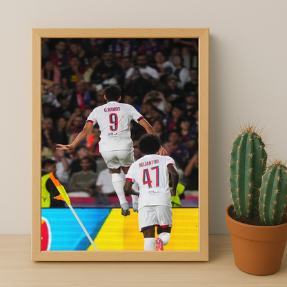Poster encadrée Paris Saint-Germain - G.Ramos