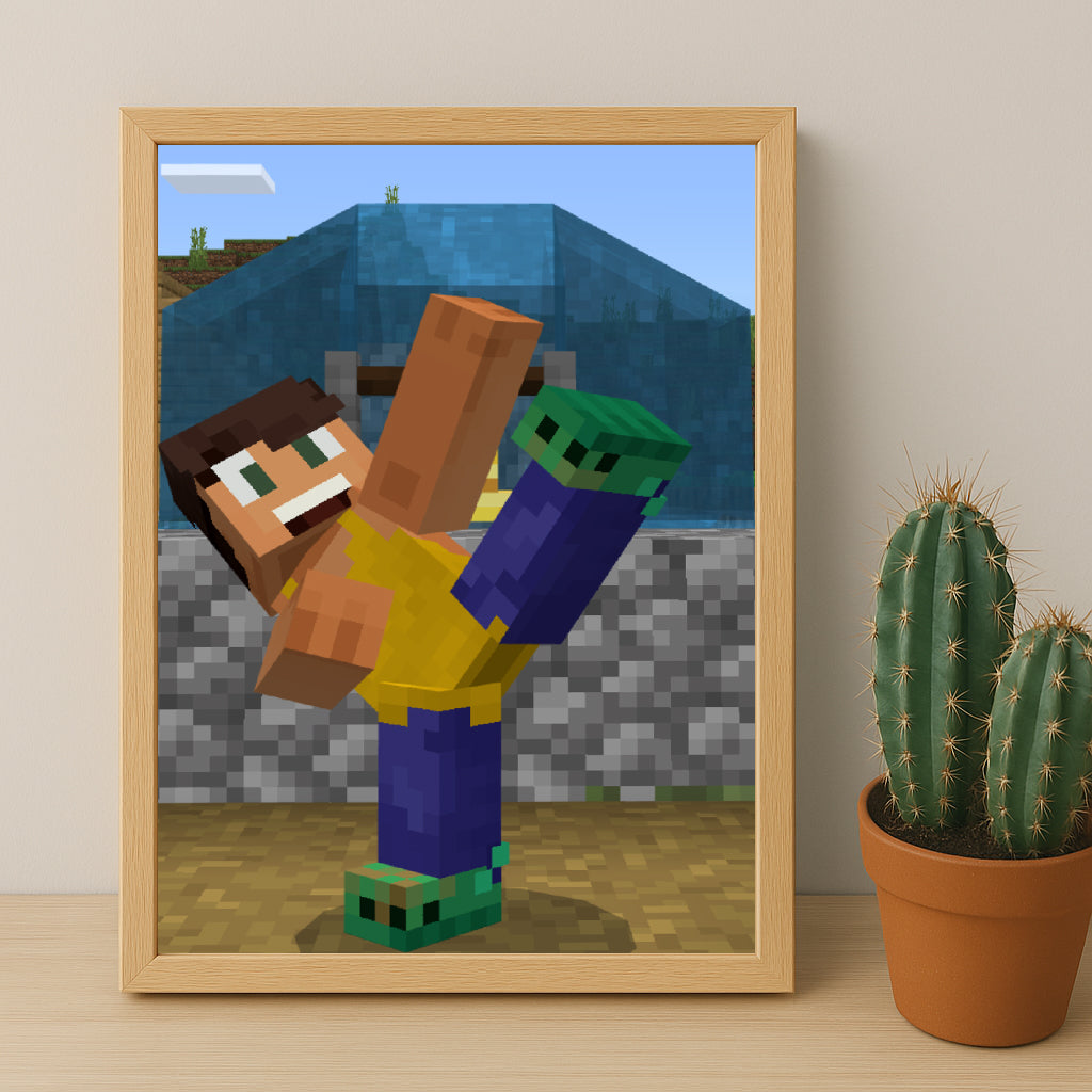 Cadre photo Minecraft - Crocs