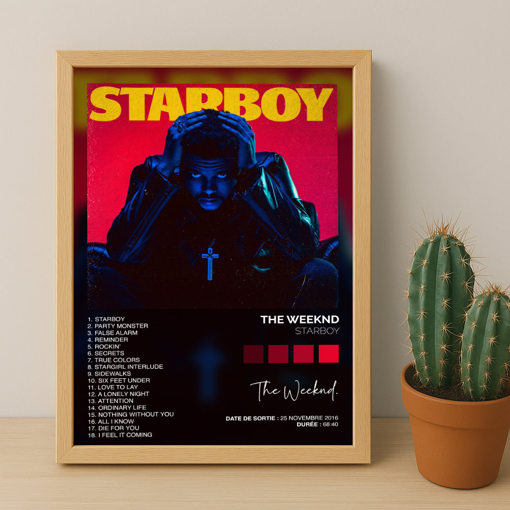 Poster The Weeknd - Album Starboy