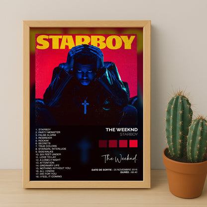 Poster The Weeknd - Album Starboy