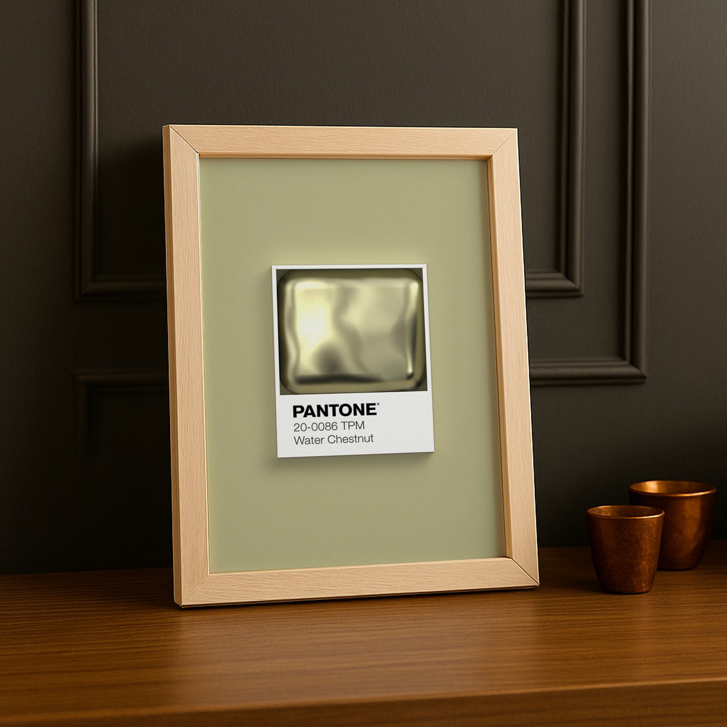 Cadre Photo Pantone Étiquette - Water Chestnut