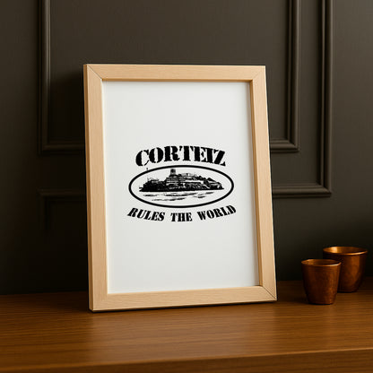 Cadre photo Corteiz Rules the World