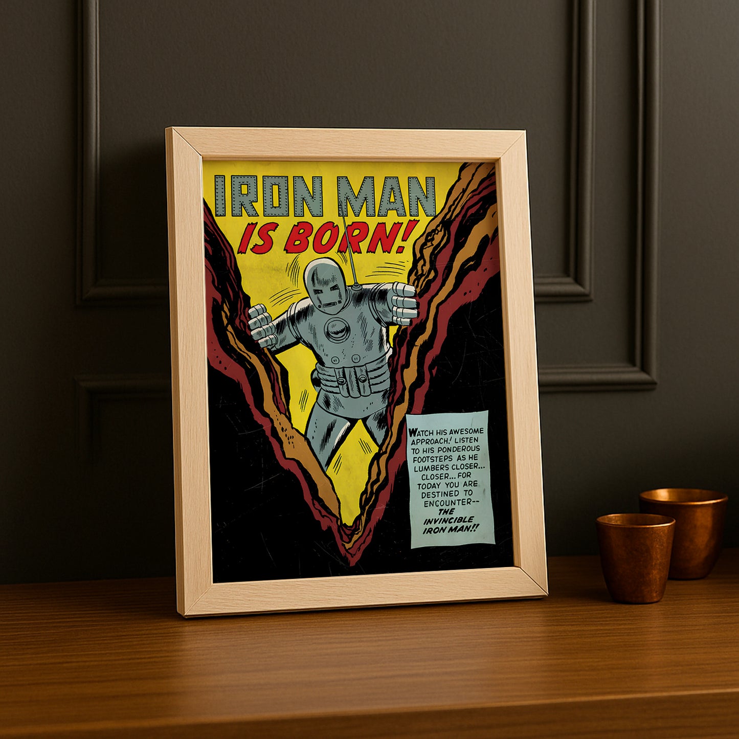 Cadre photo Iron Man Marvel