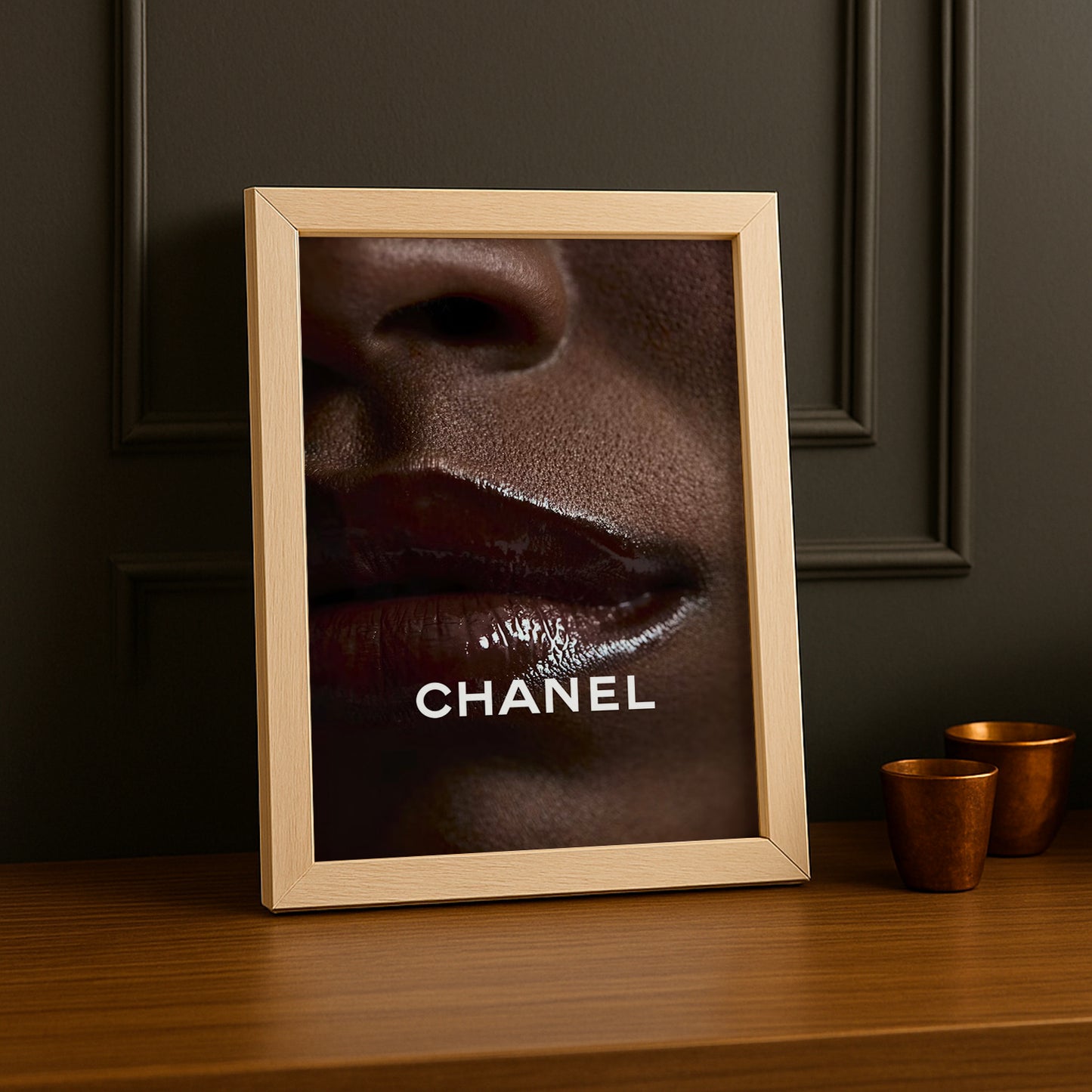 Poster Photo Chanel - Lips