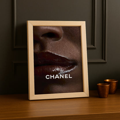 Poster Photo Chanel - Lips