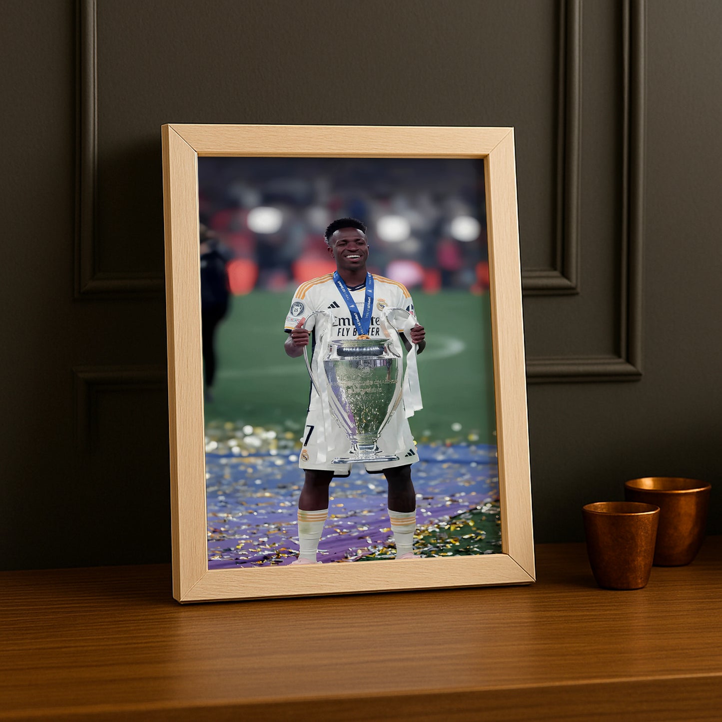 Poster encadrée Real Madrid - Vinicius Junior LDC