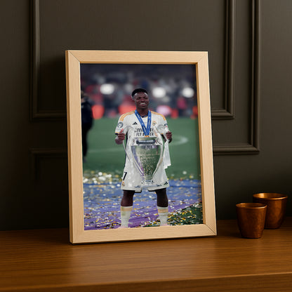 Poster encadrée Real Madrid - Vinicius Junior LDC