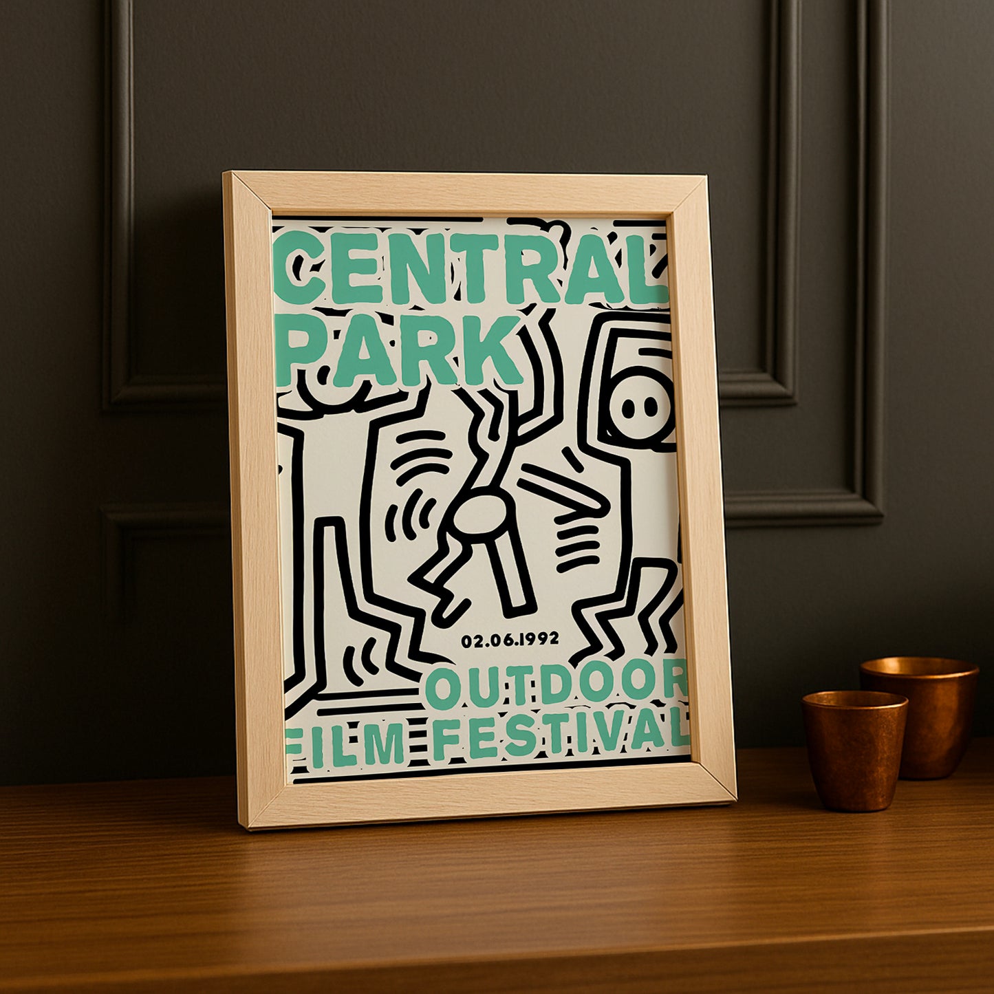 Cadre photo Keith Haring