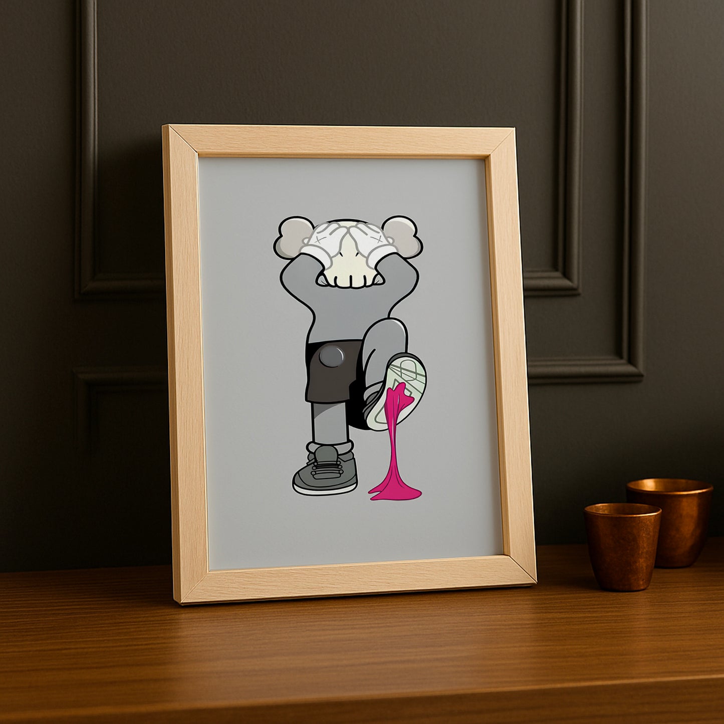 Cadre photo Kaws - Chewing-Gum