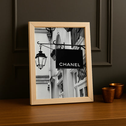 Cadre photo Chanel - Pancarte