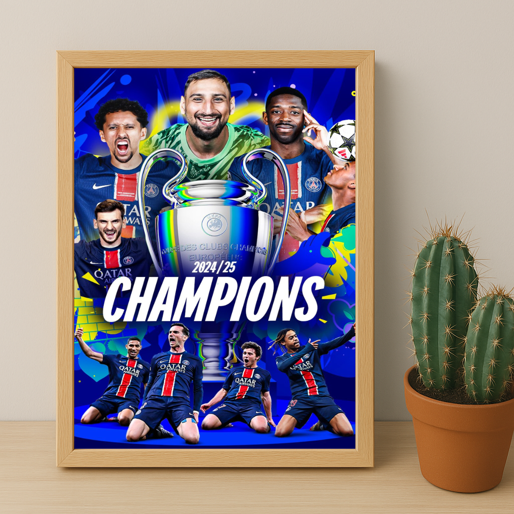 Cadre photo PSG Ligue des champions
