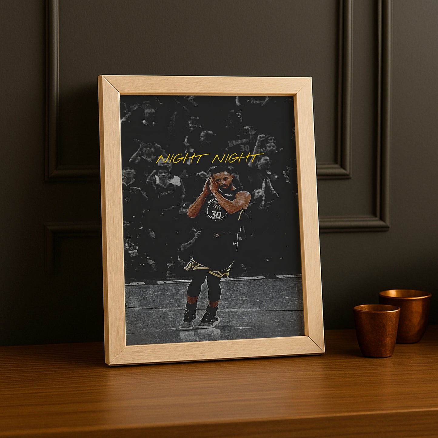 Cadre photo NBA - Stephen Curry "Night, Night"