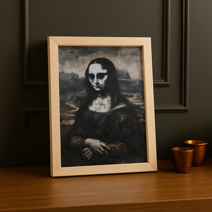 Cadre photo Mona Lisa La Joconde Scary